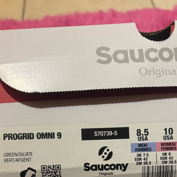 Saucony Men's ProGrid Omni 9 Running Shoes Men 8.5/Women 10 - Picture 7 of 7